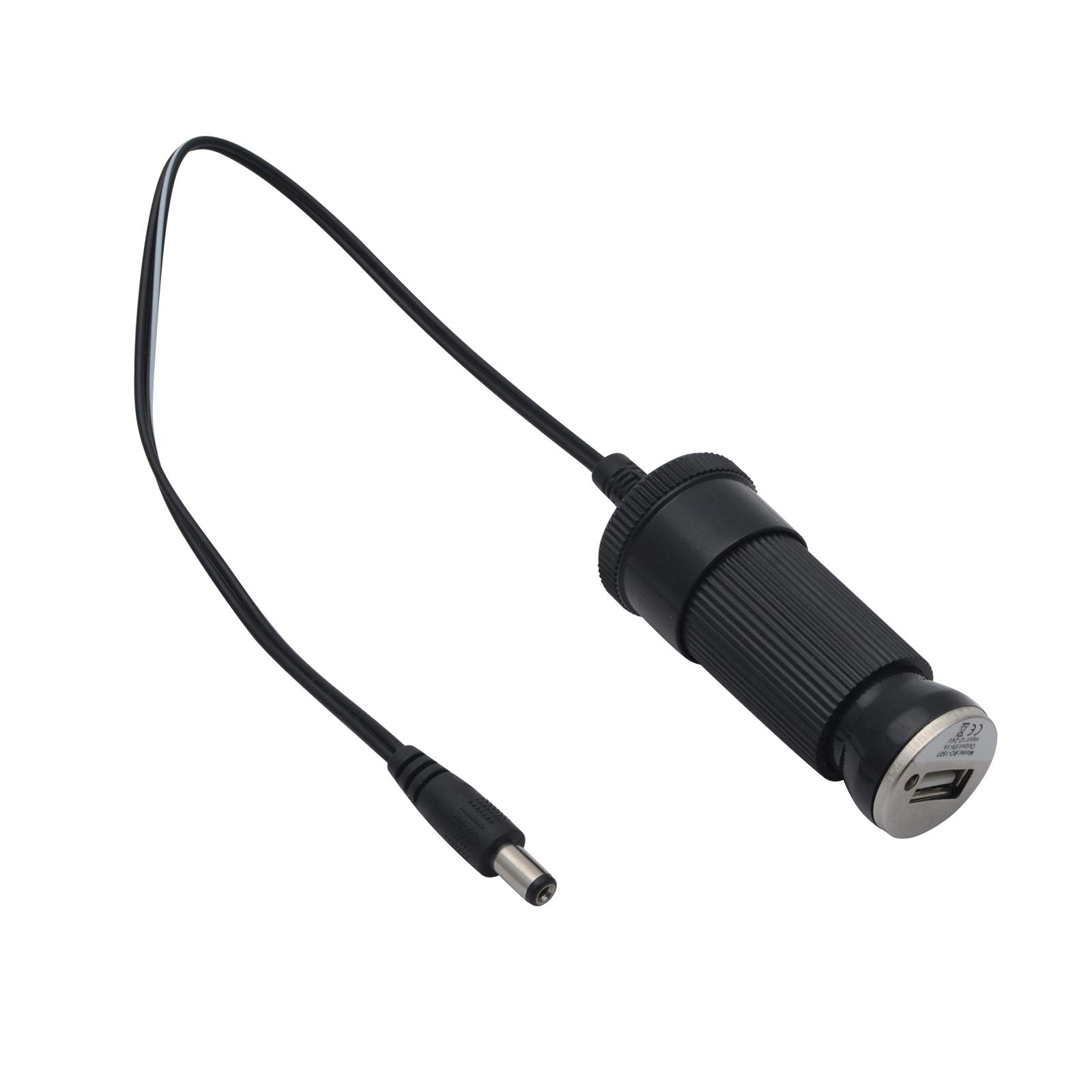 Baceyong przenośna zapasowa ładowarka 12 V 12 V / 5W do motocykla samochodowego RV Yachting Outdoor Power Supply z portem wyjściowym USB