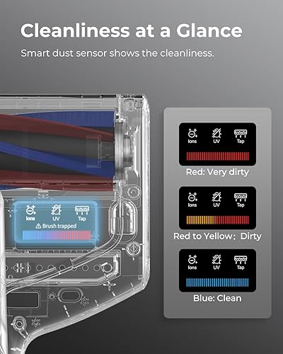 Miniatura 5 de Jimmy BX7 Pro Max Graphene Mattress Vacuum Cleaner with Dust Sensor, Bed Vacuum with UV Light, 550W Powerful 16Kpa Suction Handheld Vacuums Couch