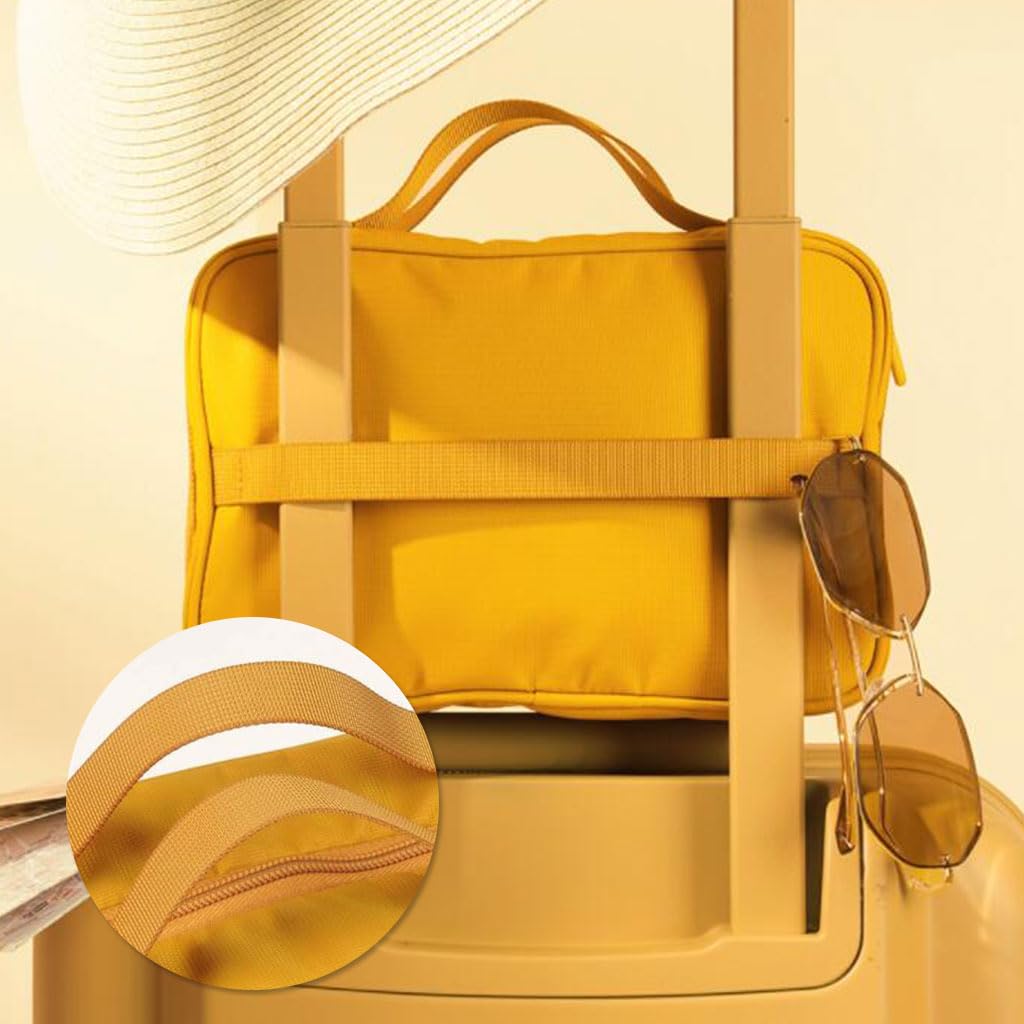 Reistoilettas met grote capaciteit Polyester make-up opbergtas Draagbare washandtas met haak