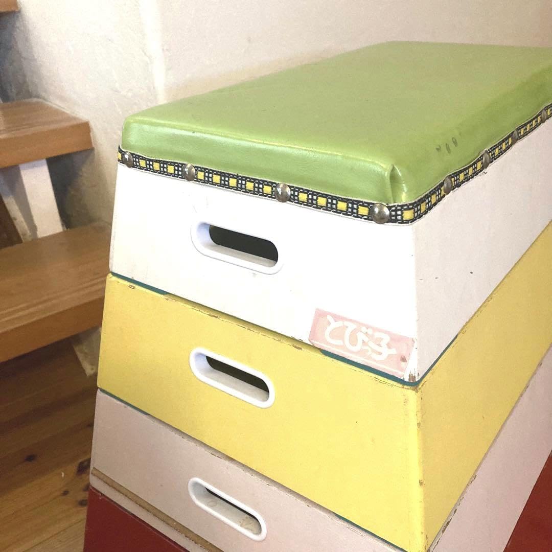 レア とびっ子 とびばこ 跳び箱 子供 とびばこ 跳箱 4段 飛び箱