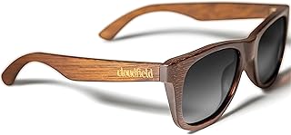 Wood Frame Sunglasses for Men and Women with 9-Layer Polarized Lenses an...