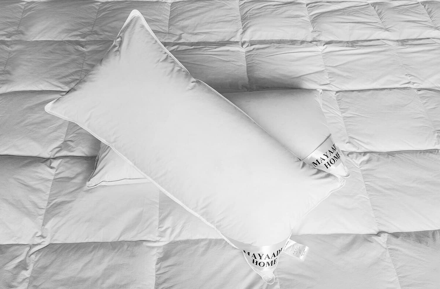 Mayaadi-Home MA101 poduszka 50x80 cm 100% naturalna poduszka puchowa wypełnienie 1000 g. 70% puch gęsi 30% pierze