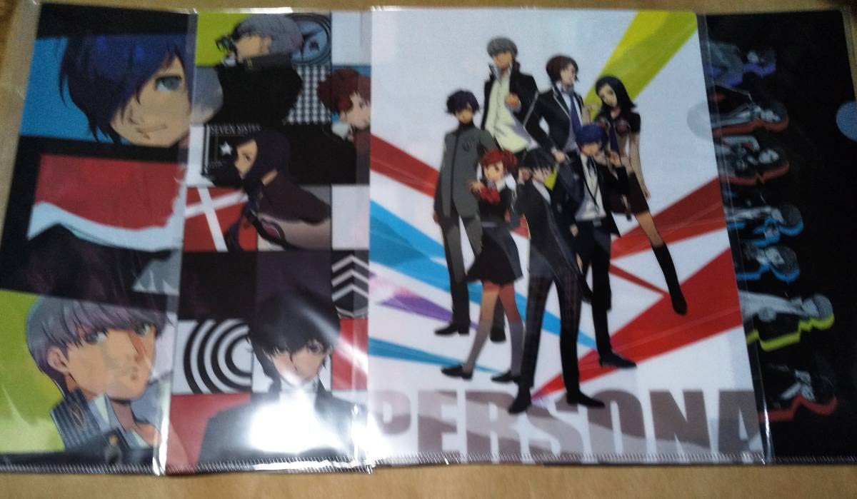Amazon.co.jp: ペルソナ25周年記念 A4 クリアファイル× 全4種セット  