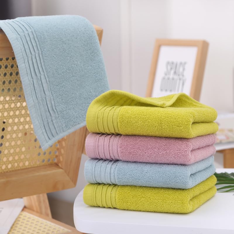 Toallas de algodón rosa para baño y ducha con diseño multiusos de alta absorción 4