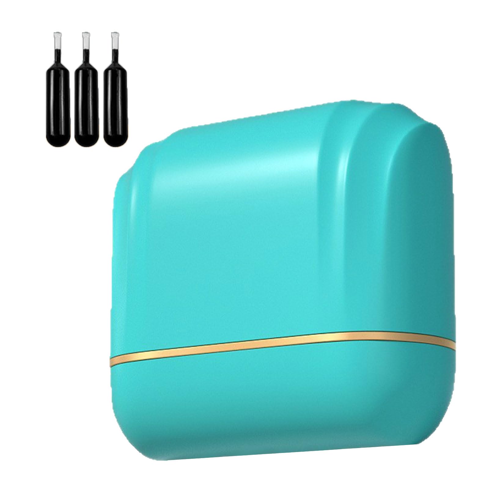 Jazuaiao Theft Stamper with Refill Inks Roller for Confidential Document Mail Address Portable
