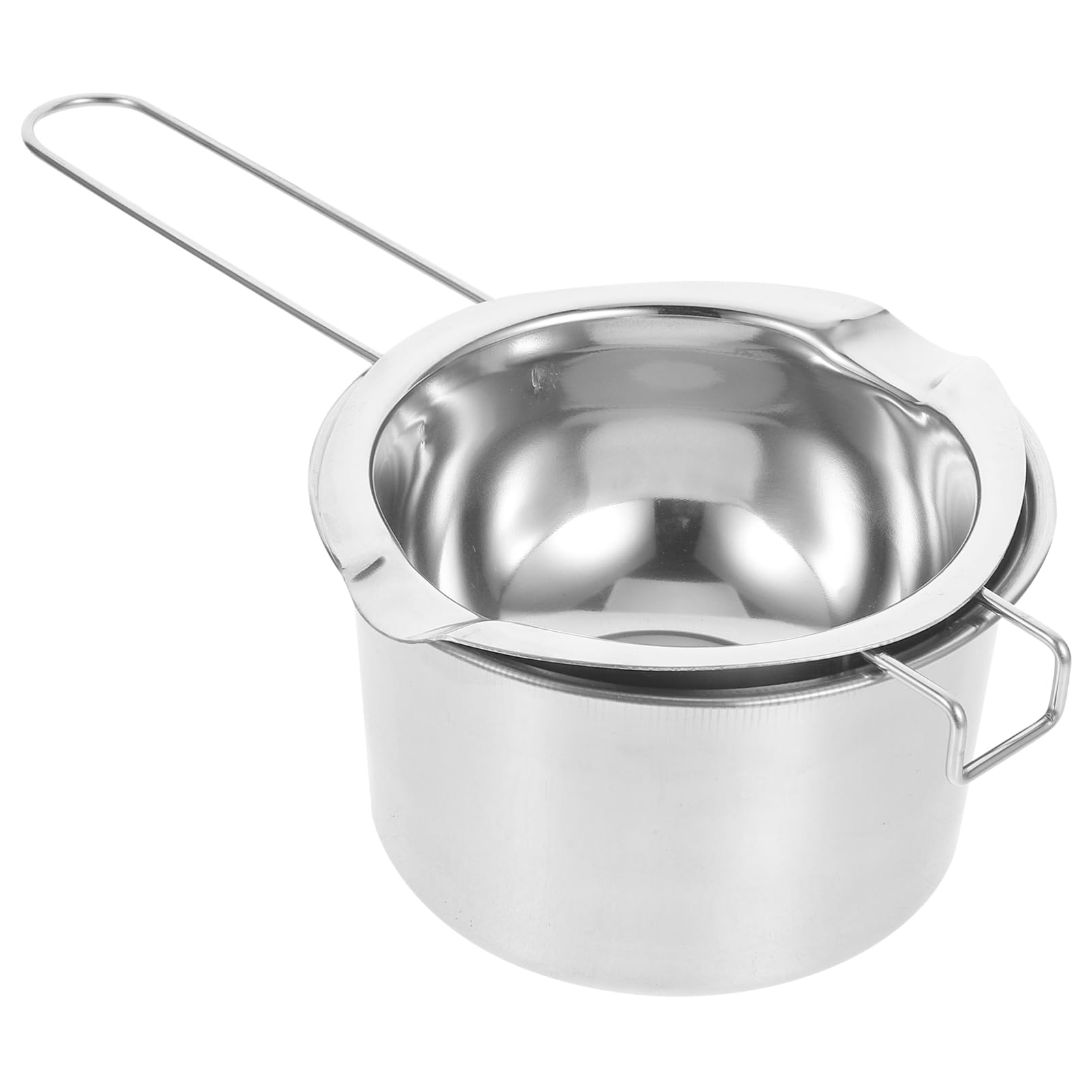 jojofuny Stainless Steel Wax Melting Pot 2-Piece Set for DIY Candles Cheeses Butters
