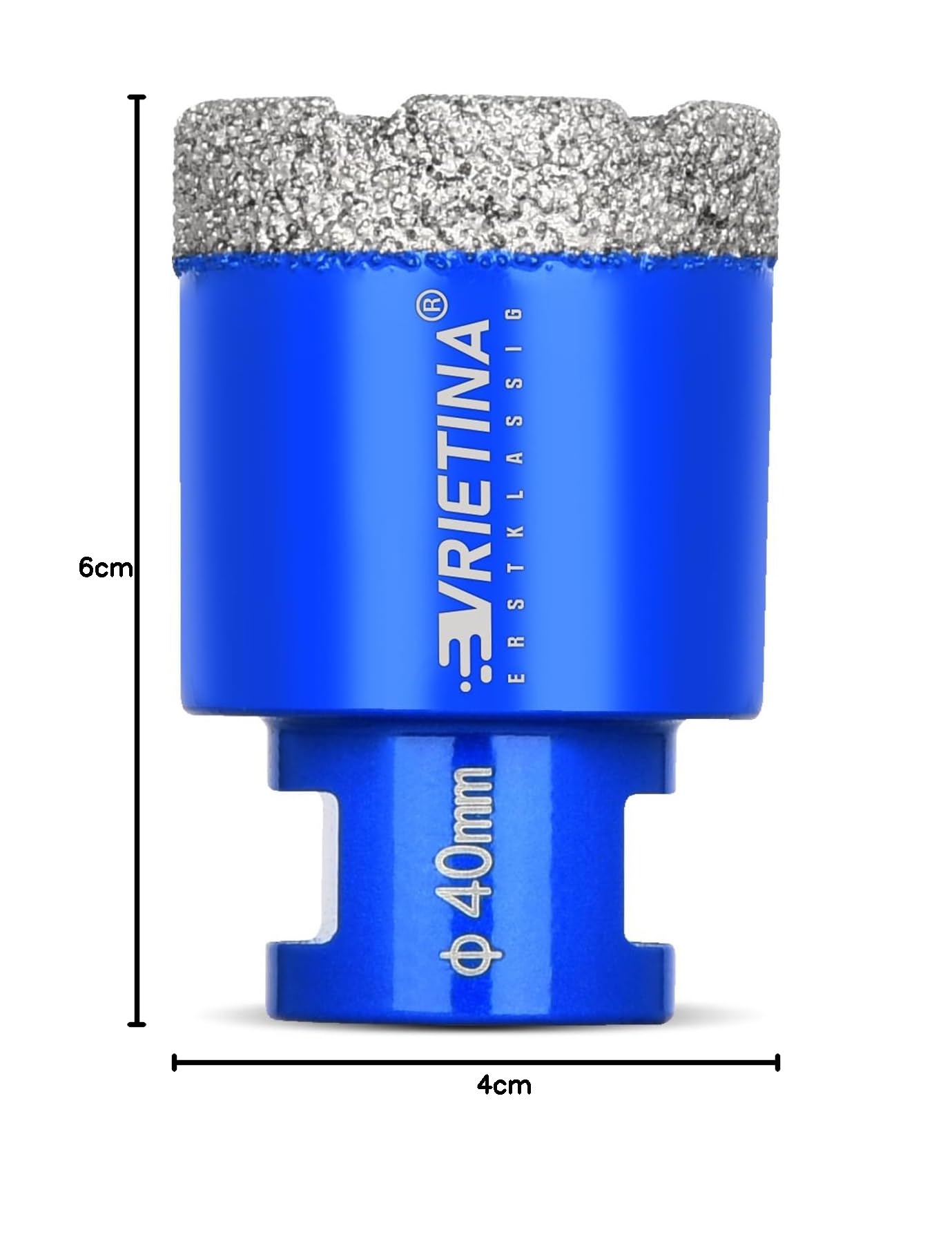 40 mm diamentowe wiertło do płytek M14 wiertło diamentowe wiertło do szkła na mokro i na sucho koronka wiertnicza do szlifierek kątowych, diamentowa koronka wiertnicza wiertło otwornica do płytek,
