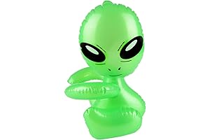 12.5" Green Inflatable Martian Baby Alien Prop Toy Decoration