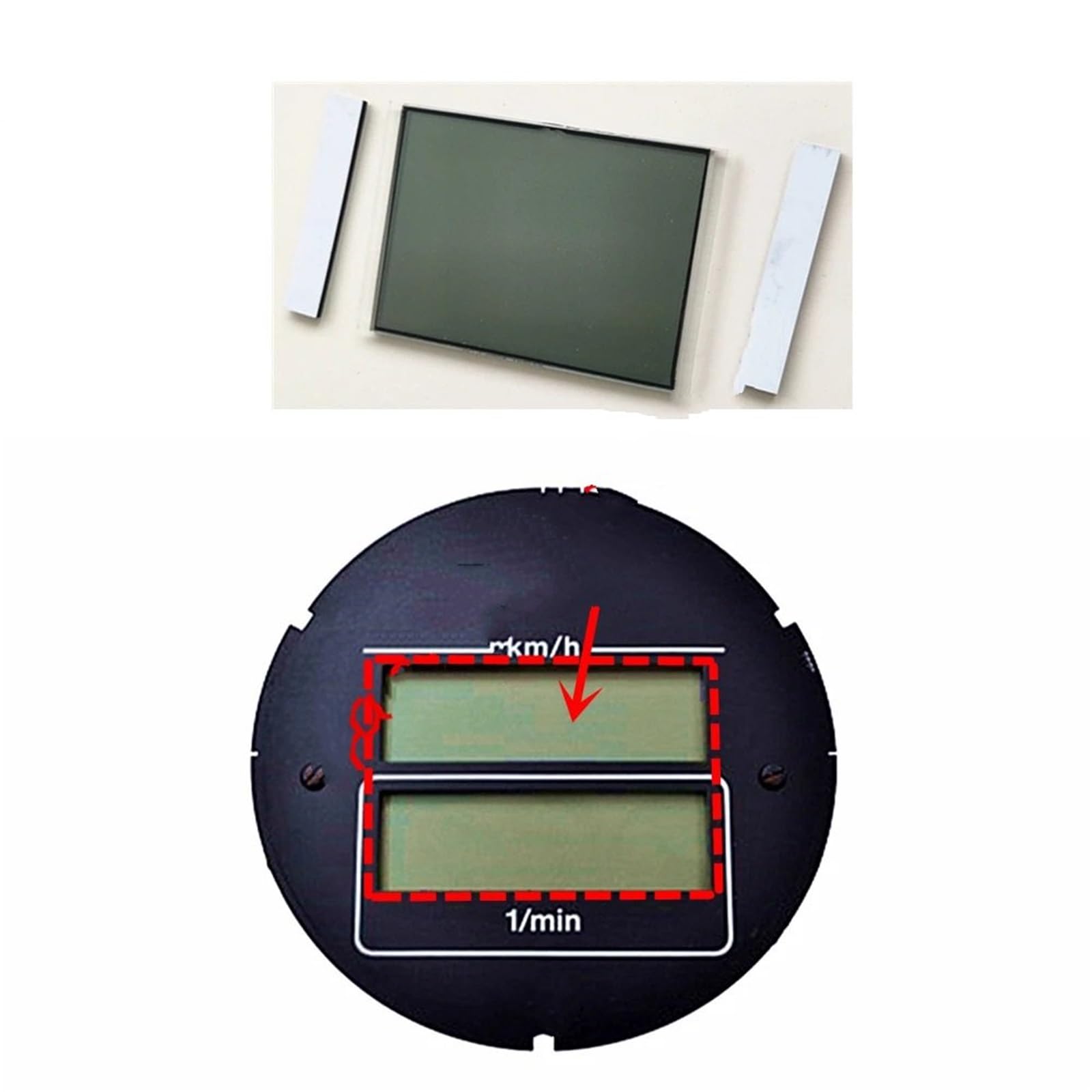 Head Up Display Auto Misura per Fendt Favorit 600 LSA 611/612/614 Display LCD Quadro Strumenti Display Pixel Riparazione Tacho/Traktor Meter