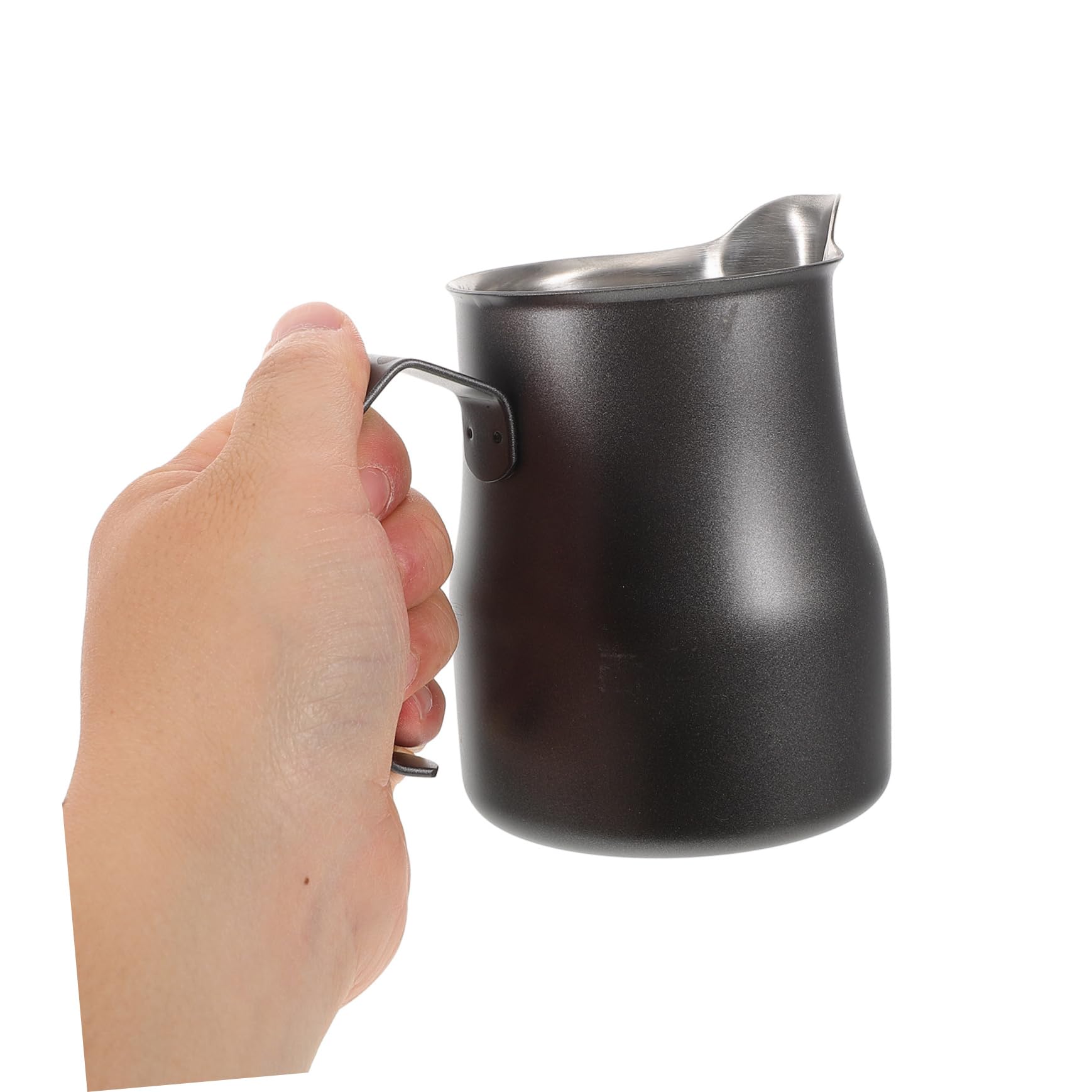 Artibetter 3piezas Jarra De Espuma De Leche Inoxidable Para Café Espresso Pitcher Para Latte Art Diseño Texturizado Utensilio De Para Cafeterías y