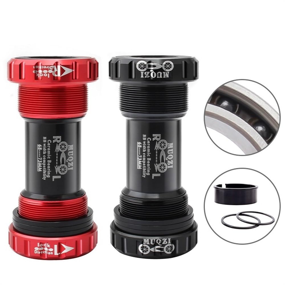 Movimento Centrale Perno Quadro Staffa Inferiore del Cuscinetto ceramico filettata BB BSA 68/7. 3mm for 22mm 24mm MTB. Grulletti for Bici da Strada