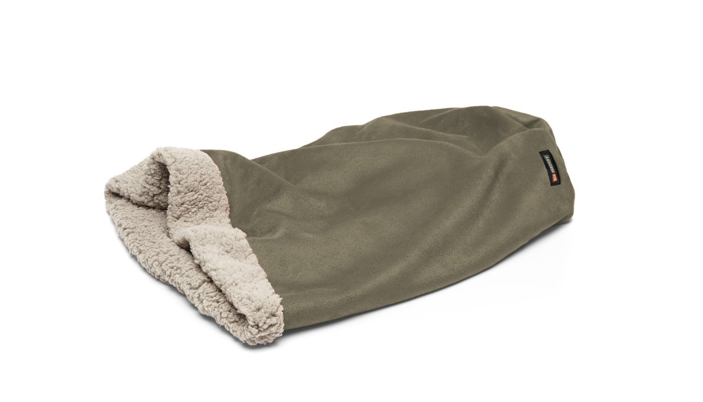 Den Pocket Bed for Cats and Dogs, Small, Stone