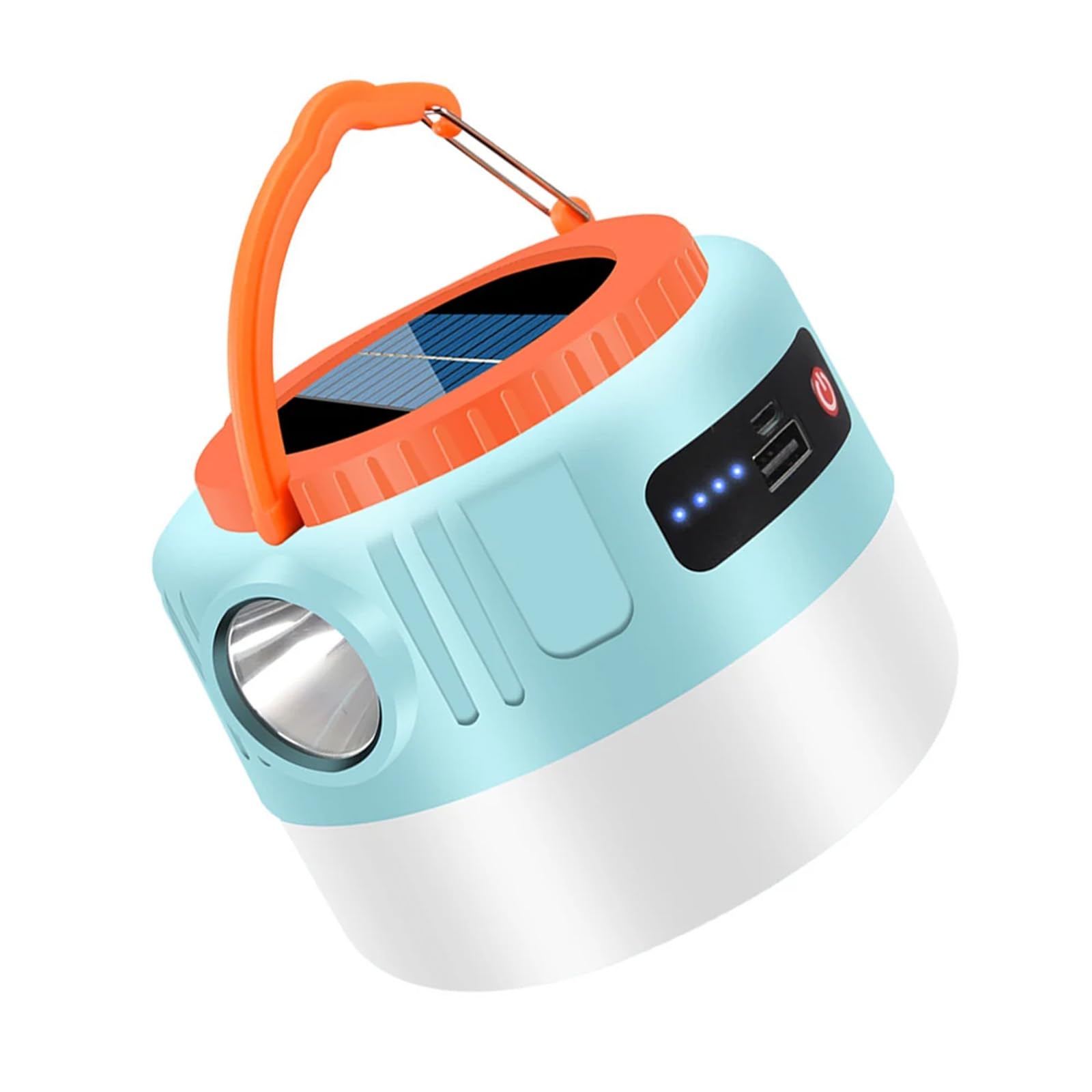 Luz solar portátil para acampar con control remoto para noches perfectas en tu tienda de campaña