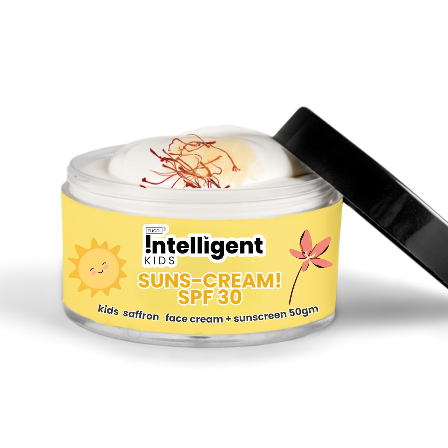 TuCo Intelligent Kids Saffron Face Cream & Sunscreen UVA/B SPF 30