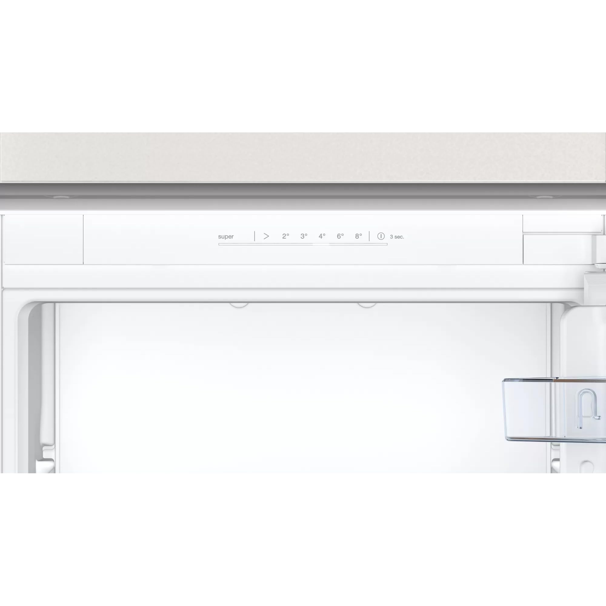Balay - Frigorífico Combi Integrable, Puerta Deslizante, NoFrost, Cajón Fresh, 260 litros, 3KIE712F