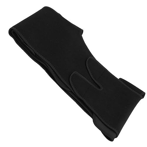 Miniatura 8 de Soporte de cadera, impermeable, negro, ajustable, para entrenamiento abdominal, para fitness, manga de compresión de muslo, correa de lesiones para