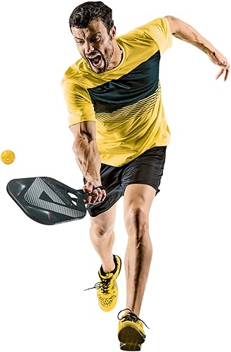 Miniatura 6 de Matrix Pickleball Paddle Future 003 - Superficie texturizada de grafito, corte de diamante, aire dinámico, garganta, pickleball estándar, forma con