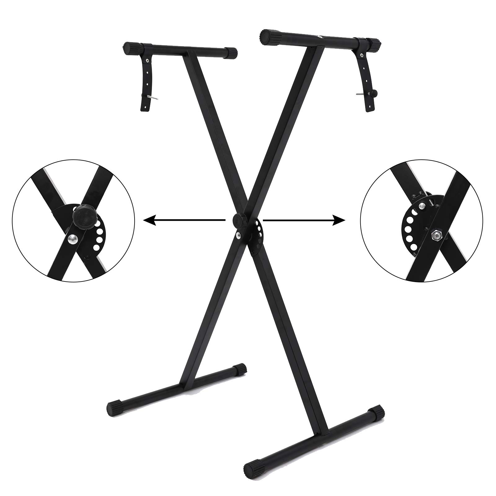 Adjustable XStyle Music Keyboard Stand Foldable Classic Keyboard Stand