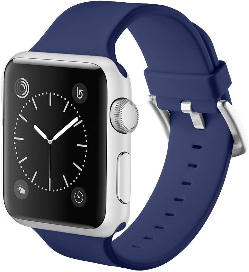 For Apple Watch Band Series 3 Series 2 Series 1 Soft Sports Silicone Bracelet Strap Wristband Replacement Watchband