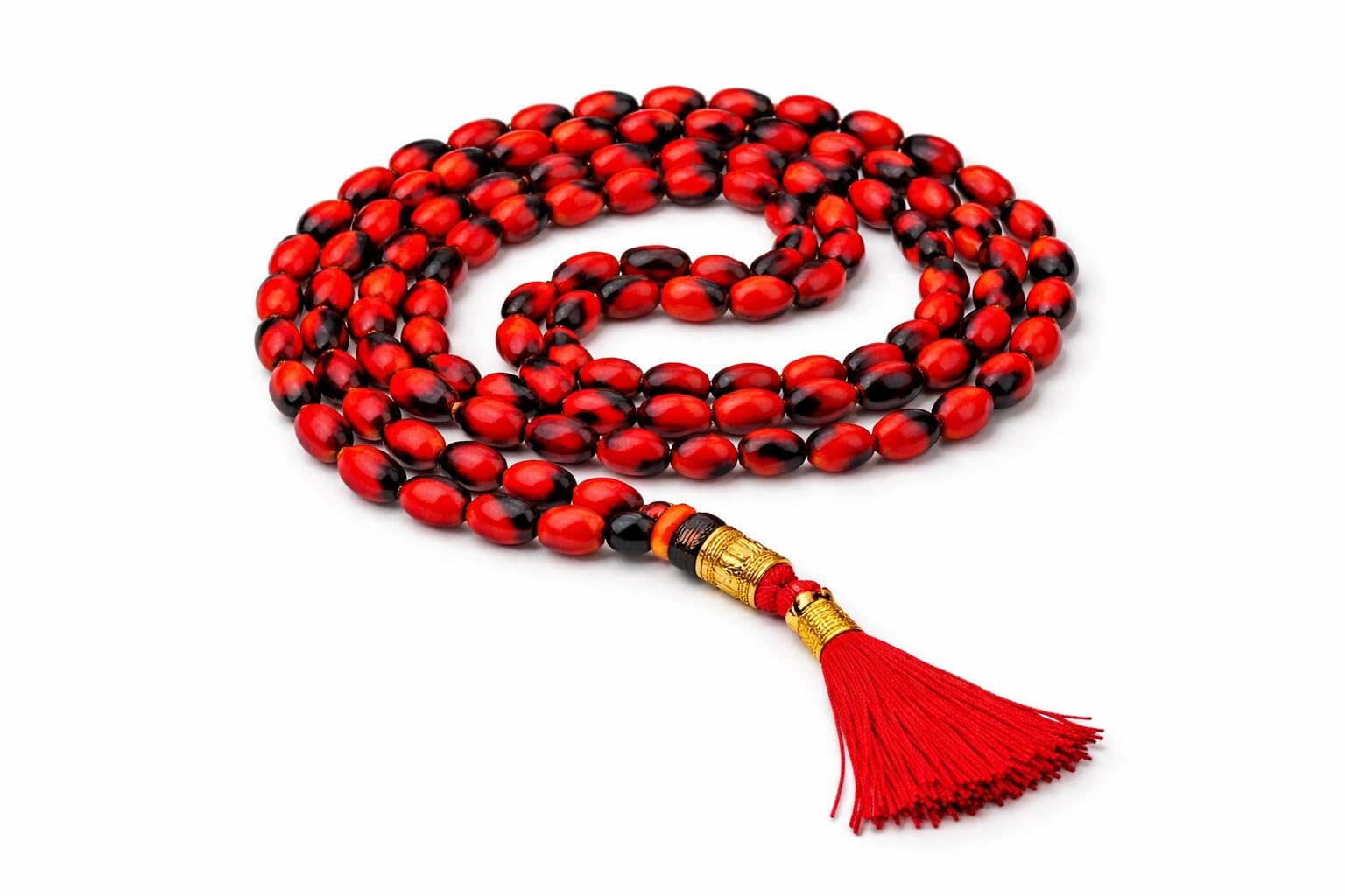 Prayer Rosary Japa Mala For Meditation Mantra Chanting For Pooja,Natural Rakta Gunja Red For Men And Women,Original Ratti Chirmi Lal Gunja Beej Mala For Neck-image-41