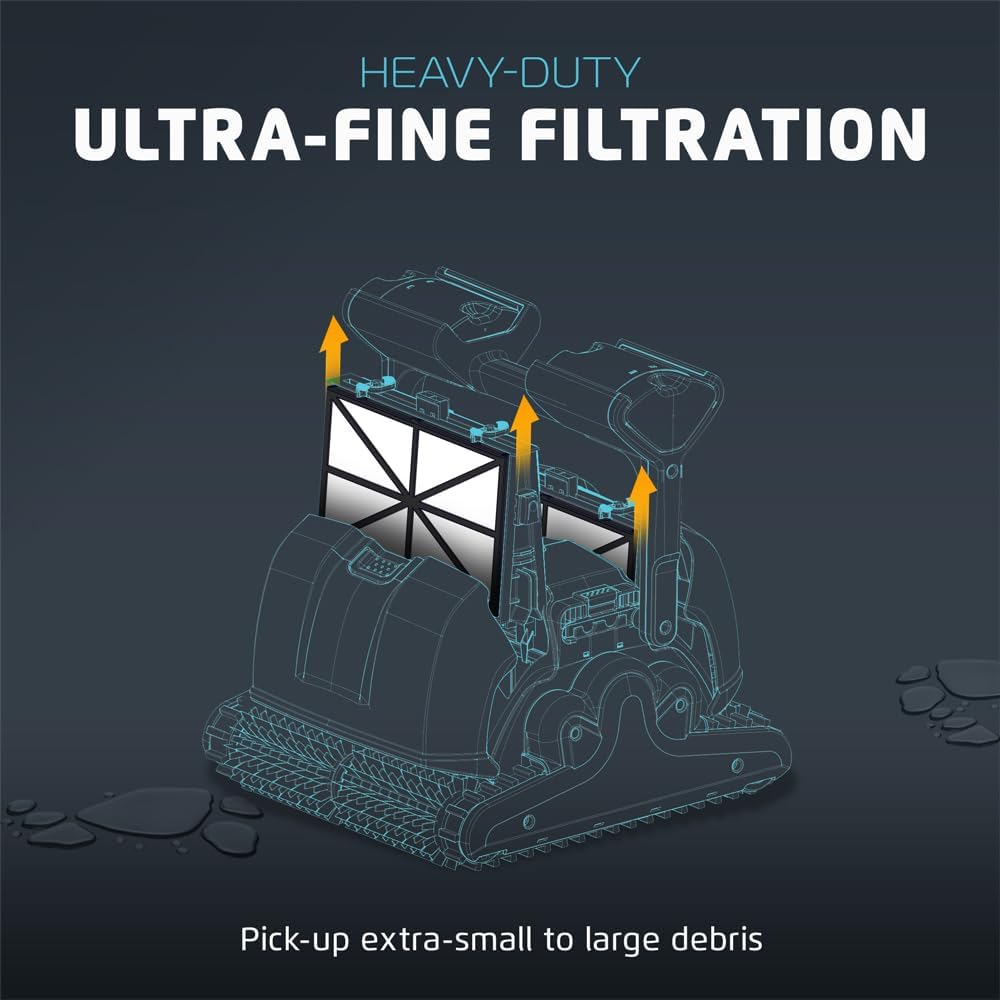 Dolphin Genuine Replacement Part Ultra-Fine Filter Panels (4PK) Part Number 9991425-R4