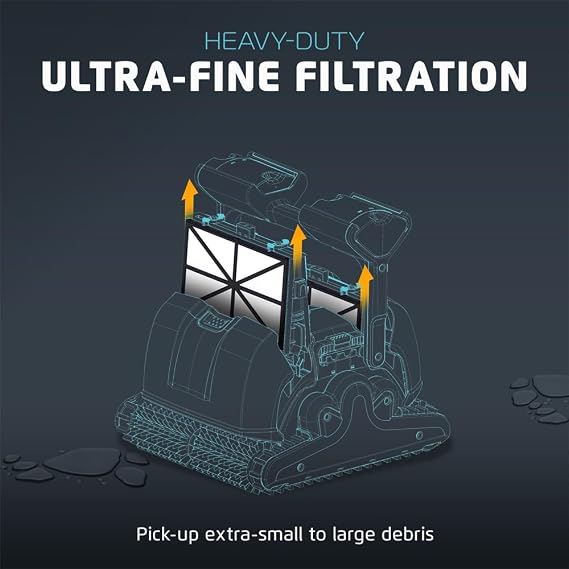 Dolphin Genuine Replacement Part Ultra-Fine Filter Panels (4PK) Part Number 9991425-R4