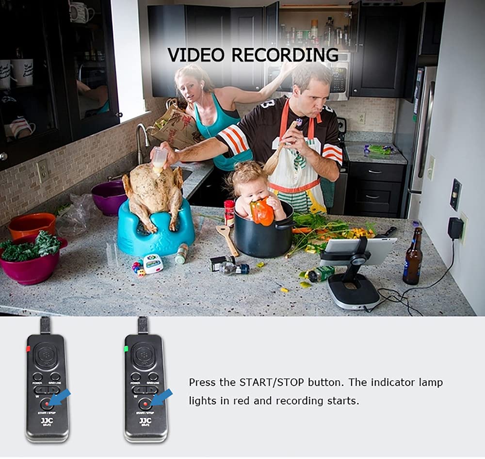 JJC RM-VPR1 - Telecomando con cavo multiterminale, telecomando per Sony RX0M2 RX100VII RX10IV Z-V1 A7RM4A A7RM4 A7RM3A A7R A7SM3 A7S A7M3 A7 A1 II A1 A9 A6600 A6500 A6000 FDR-AX43 AX60 AX700