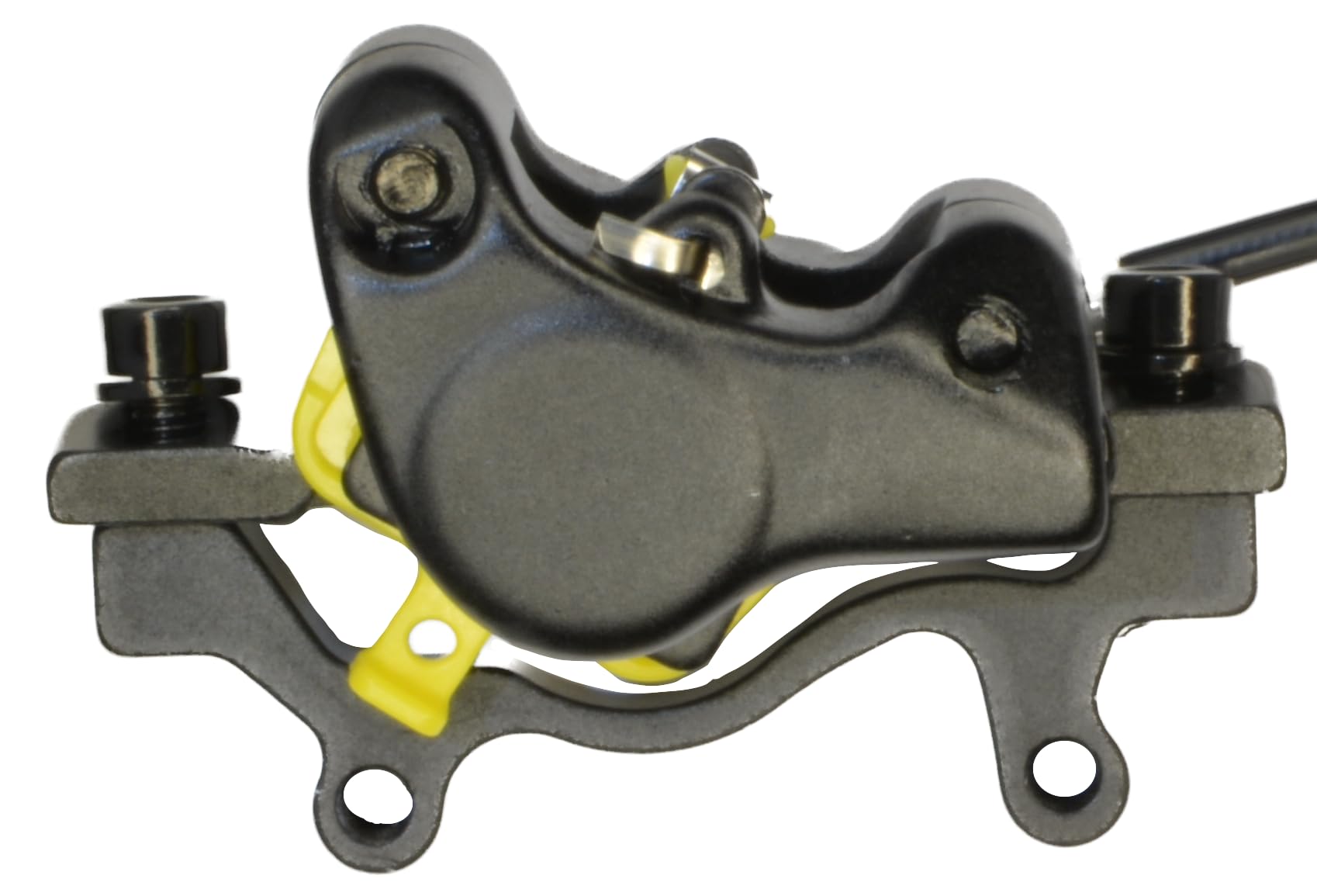 Étrier de frein hydraulique gauche avant avec câble court et adaptateur de disques, compatible avec SmartGyro, Kukirin, Cecotec, UrbanGlide, pour trottinette électrique