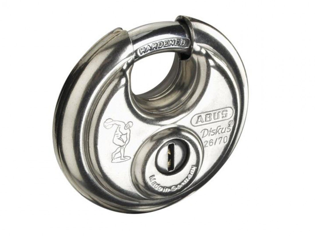 ABUS 32592 Diskus Hardened Steel Shackle Padlock with EE0226 Alike Keyed