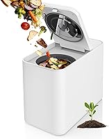 MeriorSmartKitchen 3L Electric Kitchen Composter: Odorless, Quiet 42dB, Auto-Cleaning, 4-6Hr Food Waste to Fertilizer
