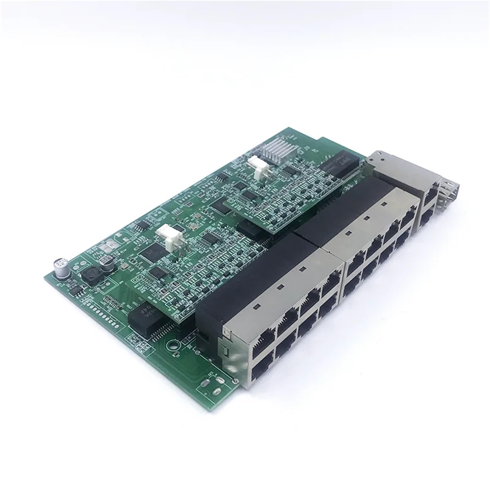 Commutateur 16 ports 10/100/1000 M PoE 48 V (250 W-300 W) 802.3AT/AF avec 2 ports NVR UPLINK de 1000 m avec 1 SFP 1000 M