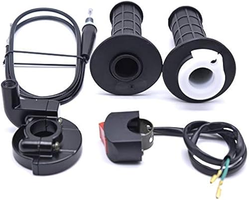 Empuñaduras de mango de acelerador giratorio de 22 mm7/8 pulgadas, se adapta a 50 cc, 90 cc, 110 cc, 125 cc, 140 cc, 150 cc, 200 cc, 250 cc, 4