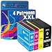 Produktbild Tito-Express PlatinumSerie 4X Patronen XXL passend zu Canon PGI2500 XL | Für Canon Maxify iB-4050 iB-4150 MB-5050 MB-5150 MB-5155 MB-5350 MB-5450 MB-5455