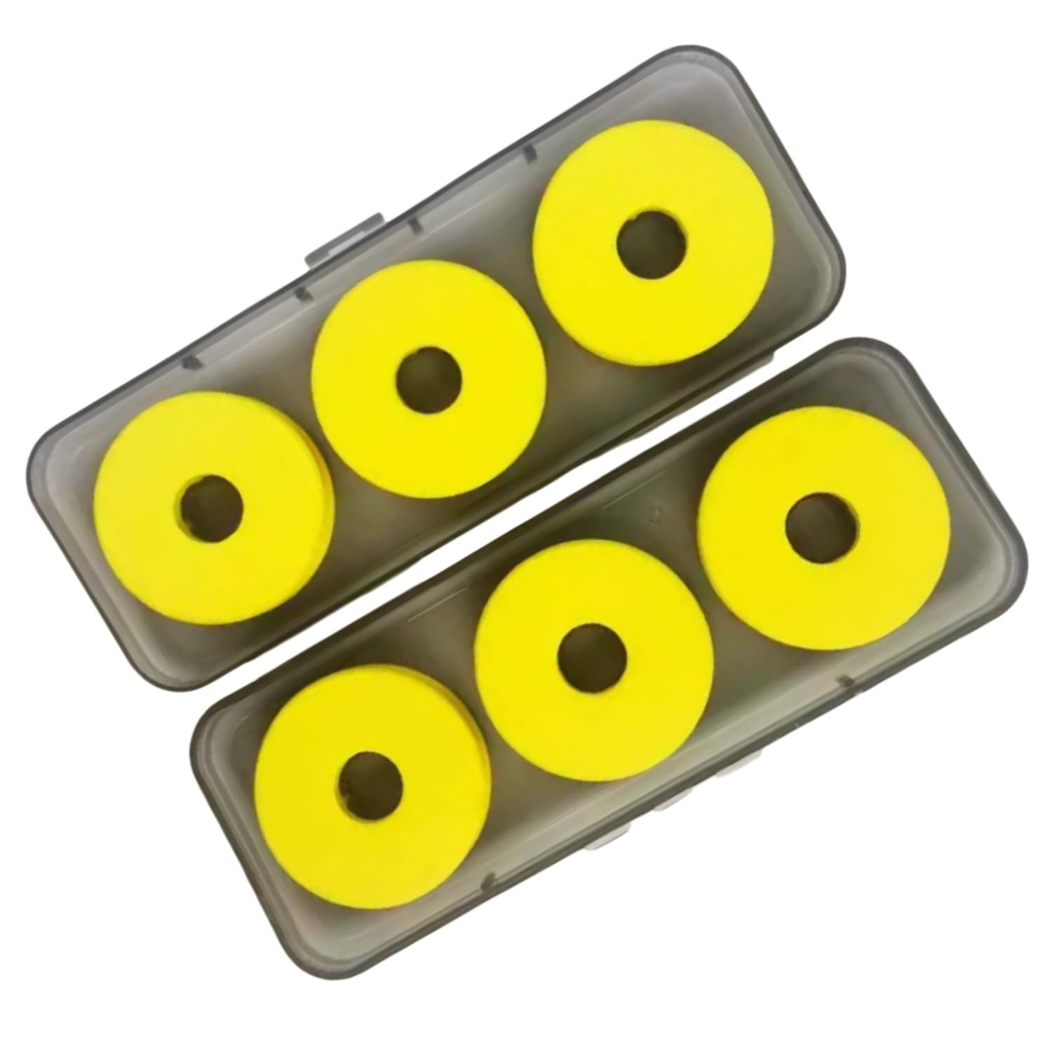 Lenza di Pesca stoccaggio,6 Pezzi Bobine da Pesca in Schiuma Porta Terminali Pesca Bobine Avvolgilenza Schiuma Bordo di avvolgimento di Pesca della Schiuma,con Scatola in Plastica