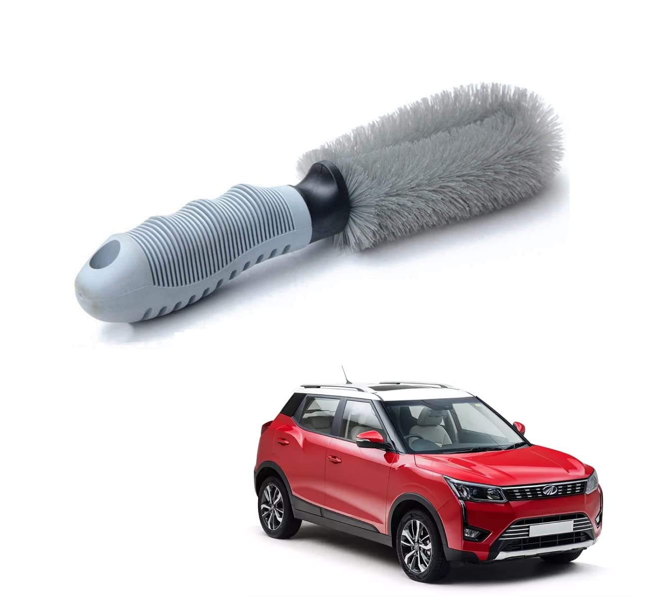 KOZDIKO Car Alloy Wheel Cleaner Brush Tyre Rim for Mahindra XUV 300