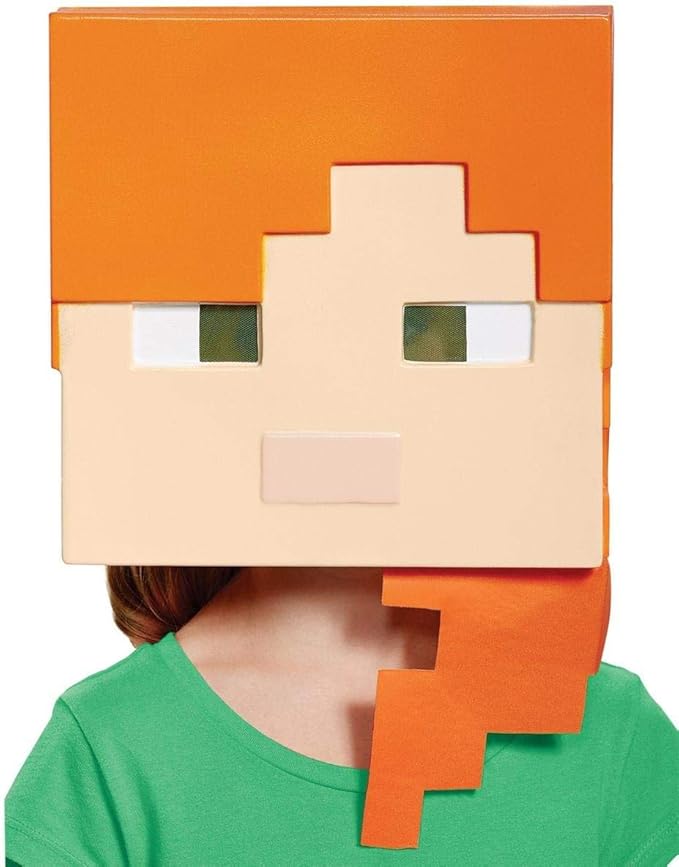 Amazon Co Jp アレックス マインクラフト マスク 子供用 Minecraft Alex Vacuform Mask ファッション