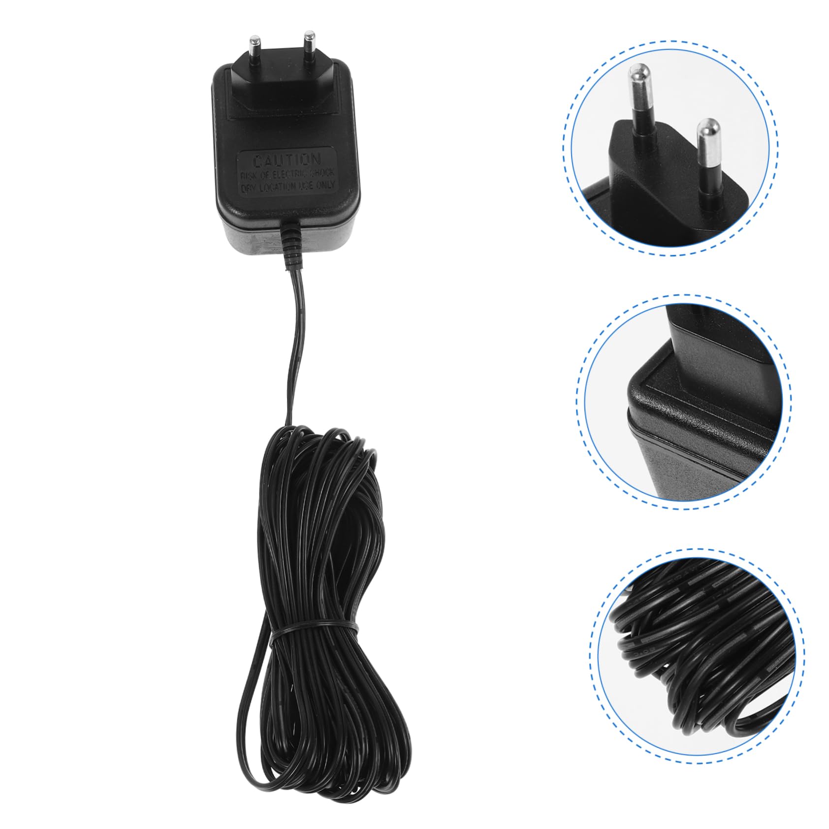 2 Uds Adaptador De Corriente Para Timbre Timbres Inalámbricos Para El Hogar Timbre De Puerta Adaptador De Timbre De Seguridad Para El Hogar Adaptador De Corriente Para Timbre