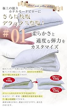 Muscovy リッチダウン枕 2色セット Muscovy リッチダウン枕 2色セット 51rscgIeMwL._UF350