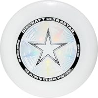 Discraft Ultrastar 175g White Flying Disc - Official Ultimate Frisbee Sport Disc