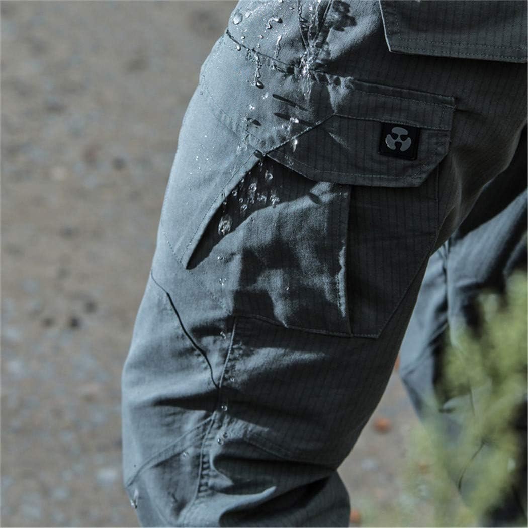 Waterproof Tactical Military Pants Men Special Army Combat Cargo Pants Multi Pocket Rip-Stop Cotton Trousers