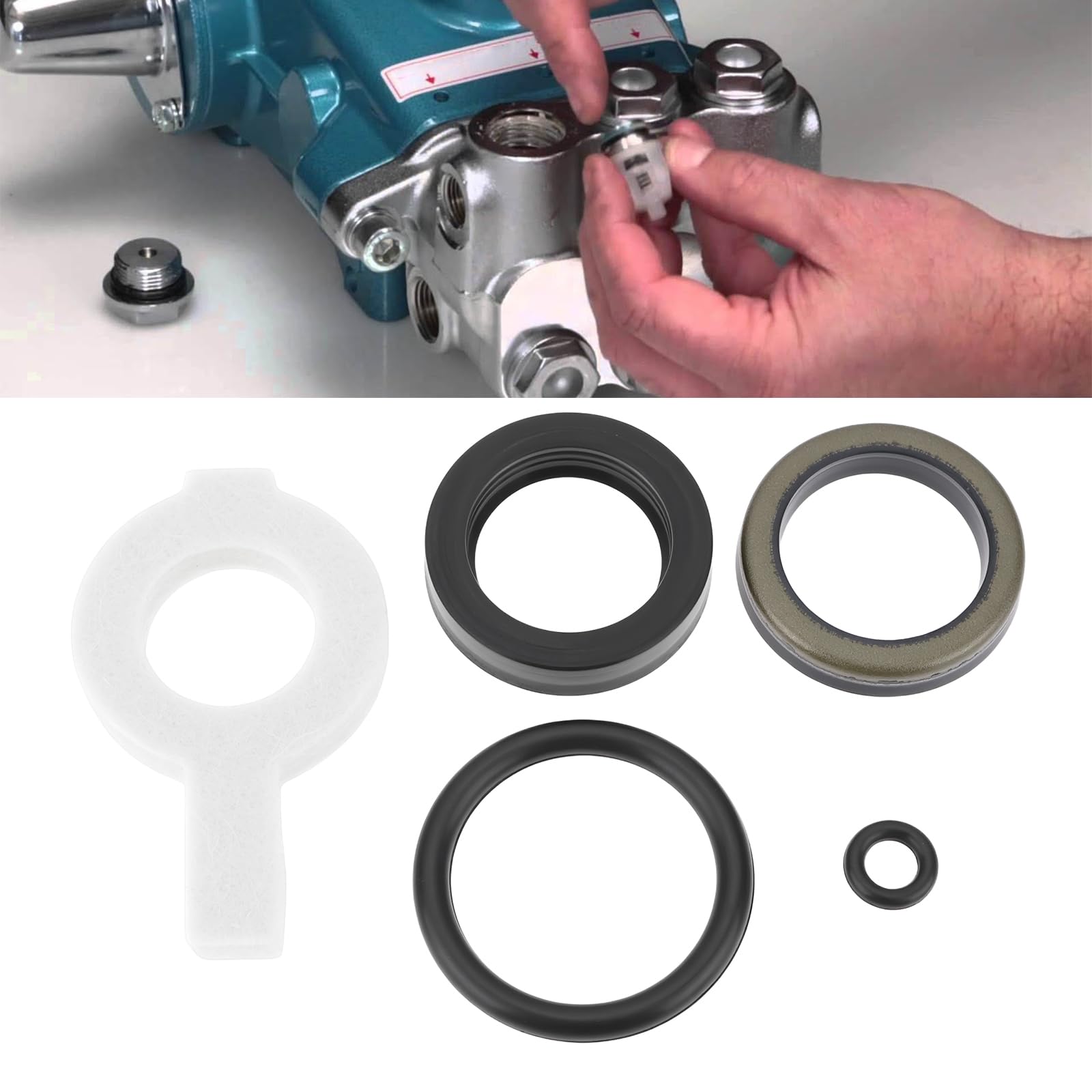 VGOL Frame Plunger Pumps Seal Kit 30623 Compatible with Cat Pump Model 30 31 34 35 310 340 350 310B 310S - Image 4