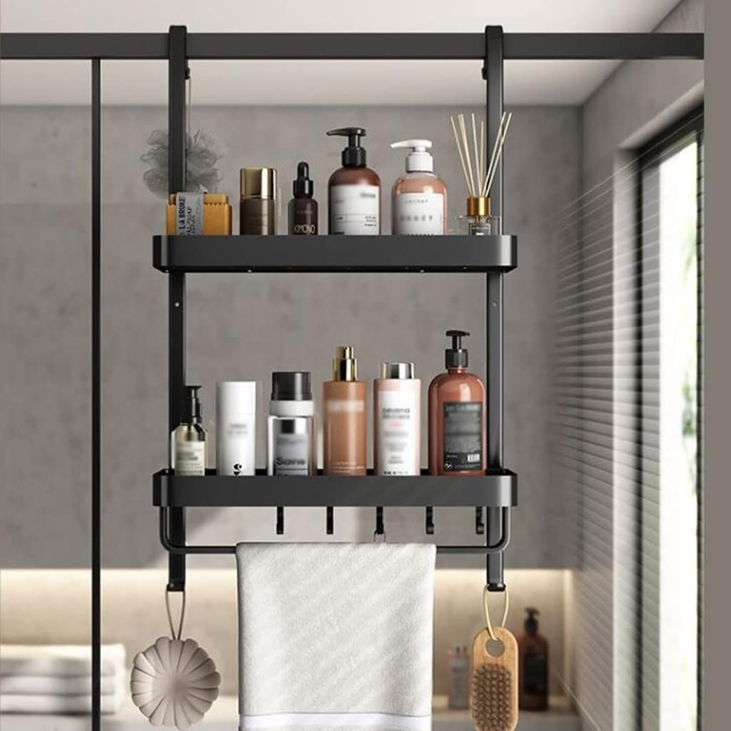 Étagère de douche sans perçage pour en finir avec le désordre dans la salle de bain