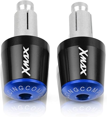 Miniatura 9 de Para Yamaha Xmax 125 250 300 400 X MAX 2017 Xmax 78" 22MM manillar mano Grips mango barra extremo tapa (color rojo dorado, tamaño normalidad)