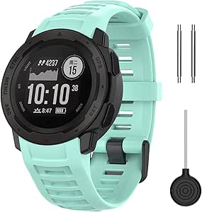 Cinturino Per Orologio Per Garmin Instinct Crossover / Tide / Esports / Solar / Tactical, Instinct 2 Tactical / Surf / Solar, Instinct Silicone Sostituzione Cinghia Attacco Rapido 22 Mm Elastico Del 2026 A € 11.99 - Foto 10