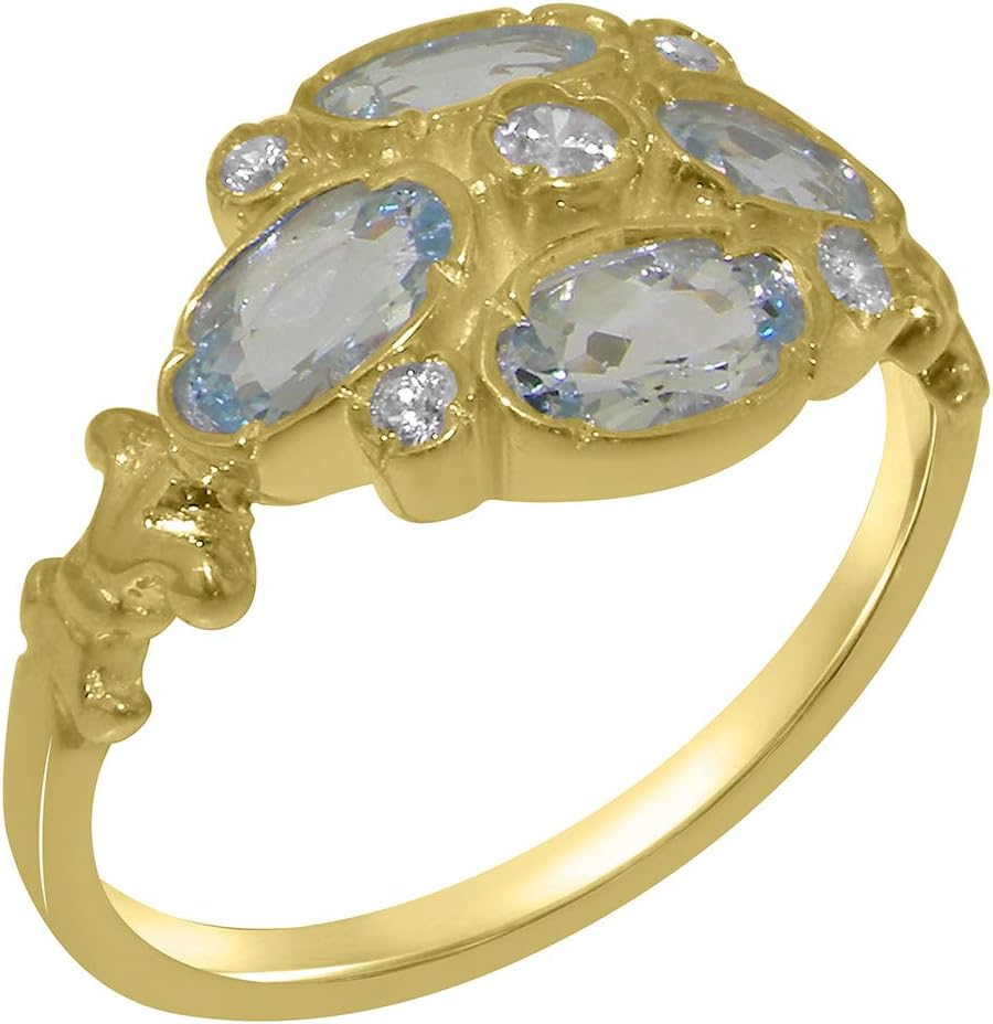 ヴィンテージリング　K9ゴールド　ブルートパーズ　11号 ヴィンテージリング K9ゴールド ブルートパーズ 11号