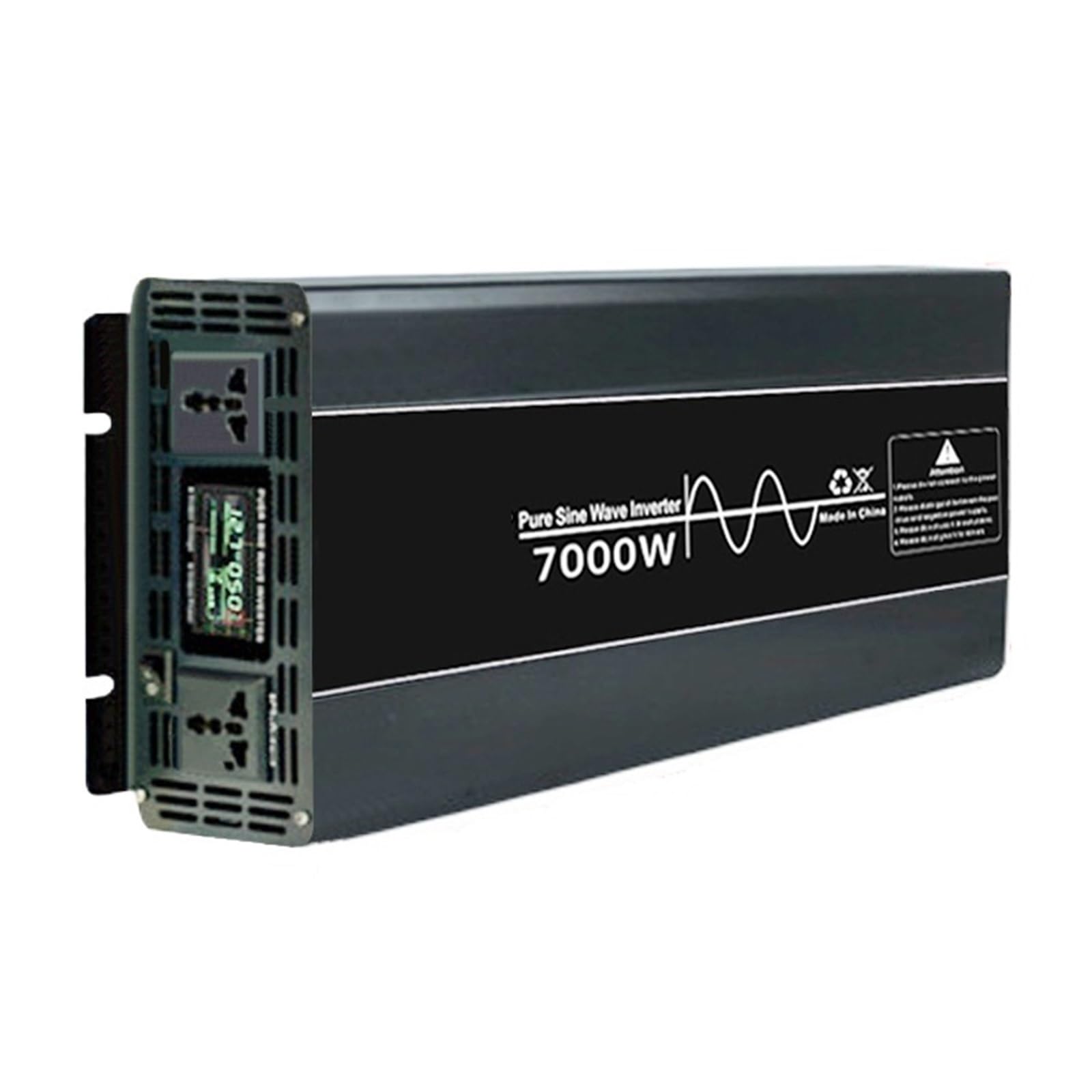 4000W 5000W 7000W Przetwornica Czystej Fali Sinusoidalnej Potężny DC 12V Do Napięcia AC 50HZ Konwerter Mocy Słoneczne Falowniki Samochodowe Wyświetlacz LED Bezpieczne Niezawodne(12V 7000W)