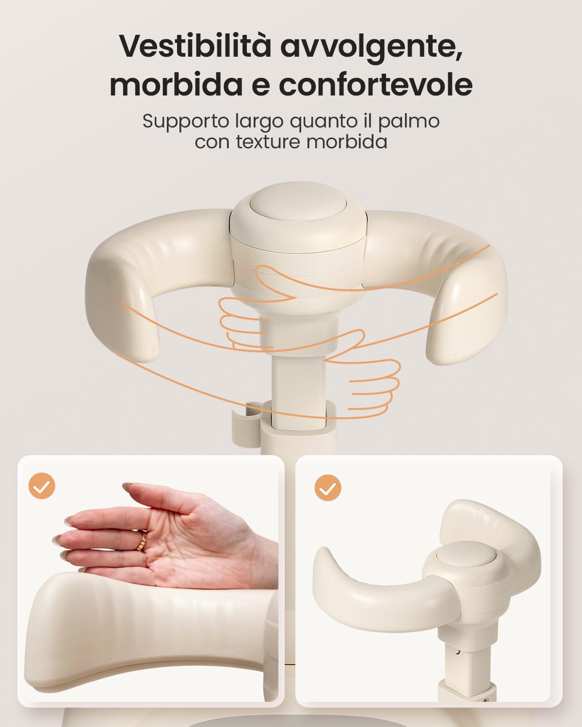 Grownsy Supporto Doccia Bambini in Piedi, dai 6 mesi in su, Supporto per Doccia Bambini Regolabile e Pieghevole con Base Antiscivolo