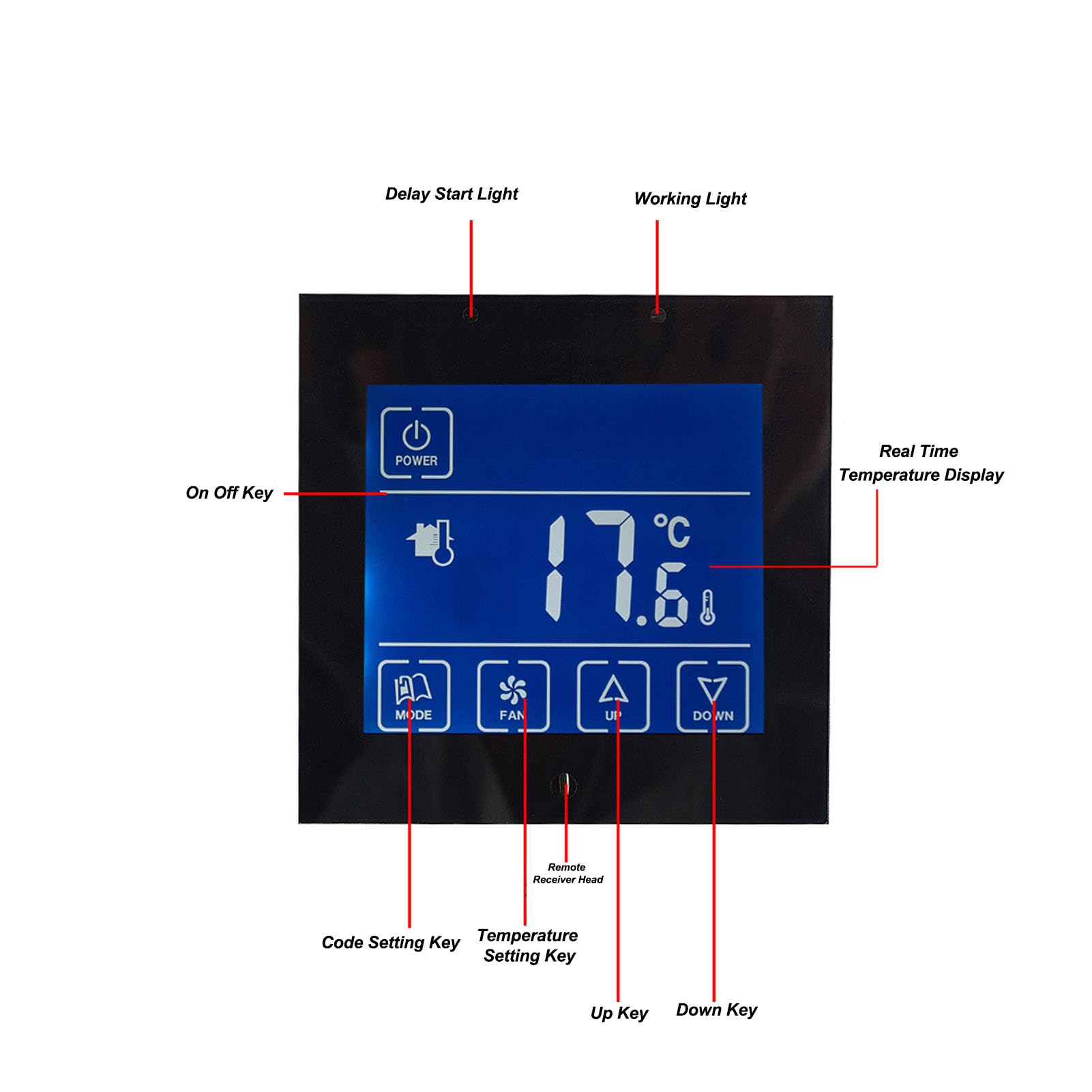 Bewinner Refroidisseur d'eau pour Aquarium avec Écran Tactile et Télécommande - 42 Gal, 1/10 HP, Faible Bruit, Système de Refroidissement pour Poissons