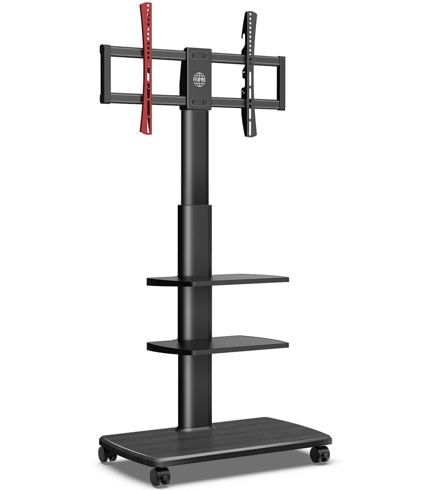 Buy FITUEYES TV Stand on Wheels with 20mm Wood Base for 3270 Inch, 60° Swivel & 6 Height