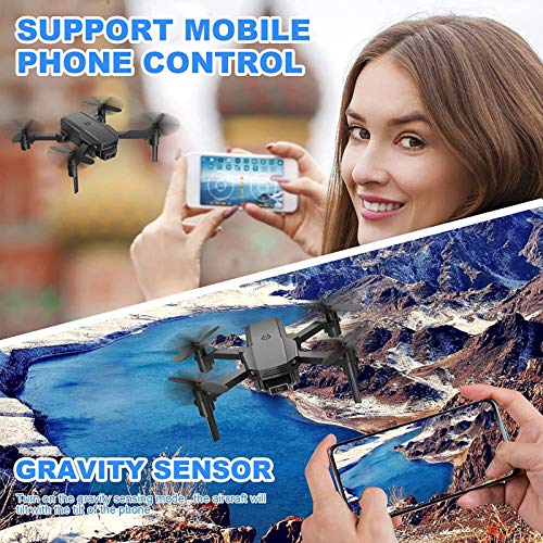 GAOFQ Faltbare Mini Drohne mit 4K HD Kamera für Kinder Erwachsene WiFi FPV RC Quadcopter mit Flugbahn, 3D Flips… – Bild 7